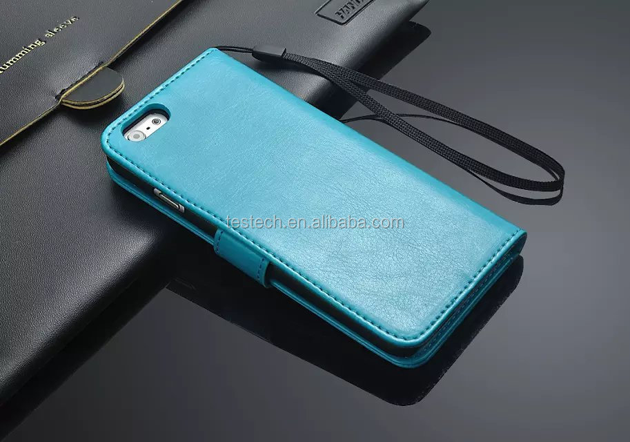 Iphone用6クレイジーホース付きレザーケースパターン、 iphone用ケース6,6レザーケースappleのiphoneのための問屋・仕入れ・卸・卸売り