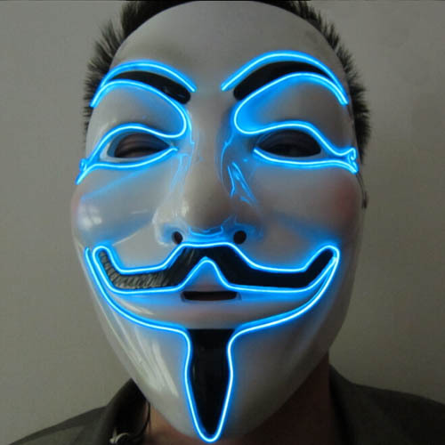 2015卸売elワイヤーライトアップマスク/ライトアップelマスク、elワイヤーマスク、ledフェイシャルマスク仕入れ・メーカー・工場