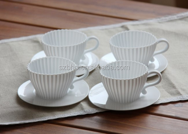 Wholesale 100% Food Grade Silicone Teacup Cupcake Mold for Cake Decorating