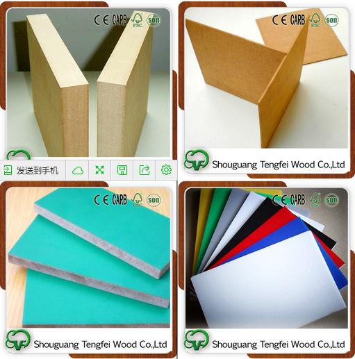 ホット販売中国サプライヤー 1220 × 2440 ミリメートル mdf ボード/plain mdf/メラミン直面mdf ボード 問屋・仕入れ・卸・卸売り
