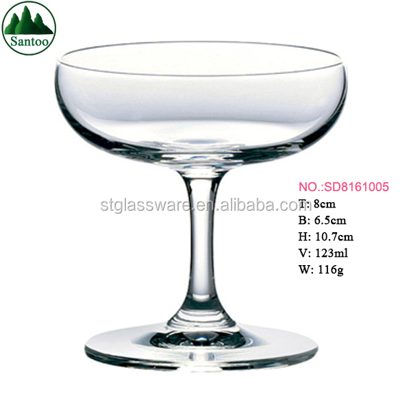 Factory Directly Lead Free Champagne Coupes