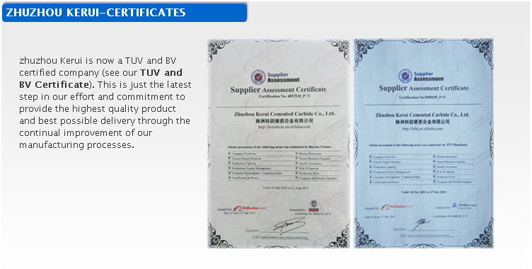 ZHUZHOU KERUI-CERTIFICATES 750