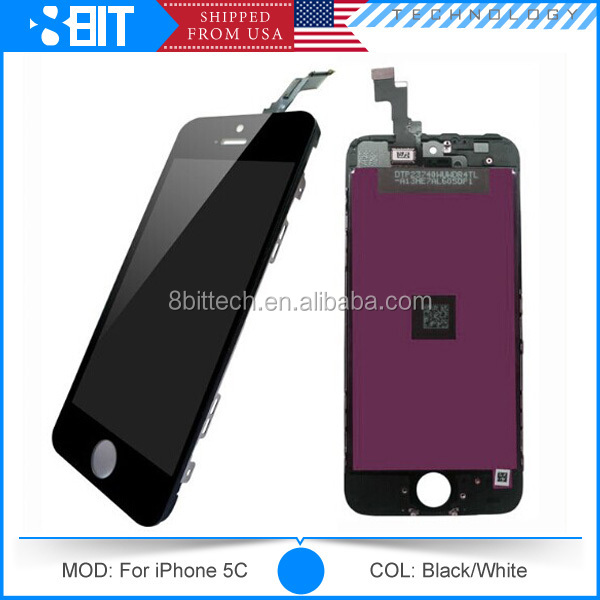 Appleのiphoneのための5clcdデジタイザー、 私達ができるアメリカから出荷!!!問屋・仕入れ・卸・卸売り