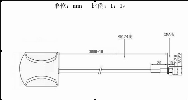 Gpsアンテナmmcxコネクタ付接着剤自動車用/オート仕入れ・メーカー・工場