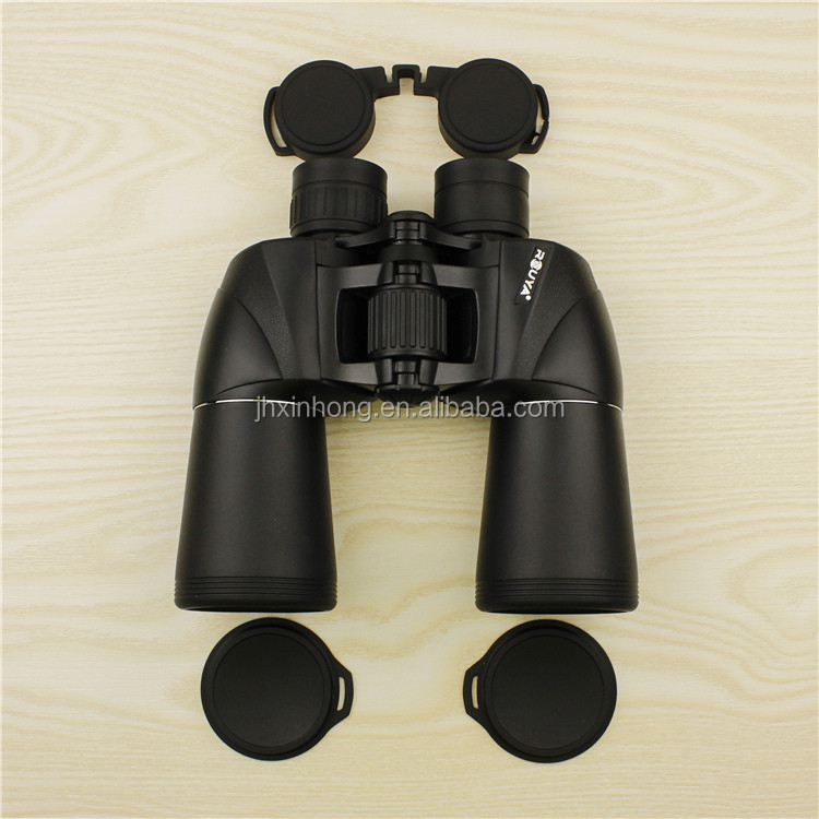 10x50 All-optical Long Distance Waterproof Floating Black Binocular Telescope With BAK4 Porro Prism For Outdoor Sport Hunting