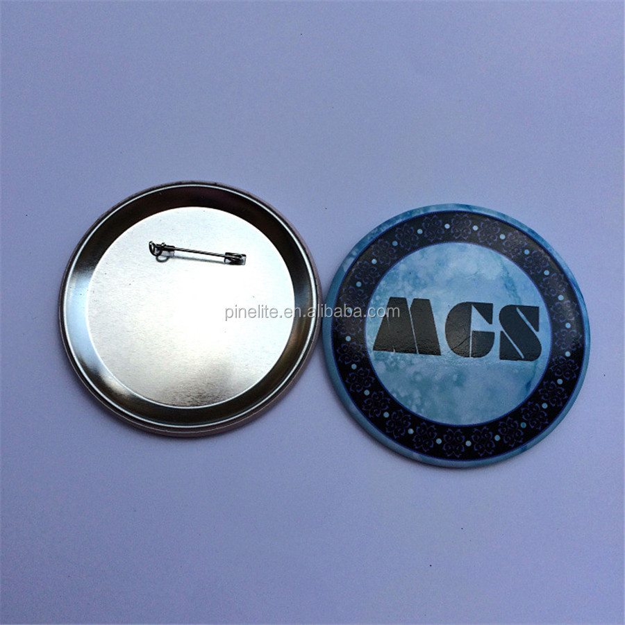 factory wholesale cheap promotional gifts tin badge,custom metal