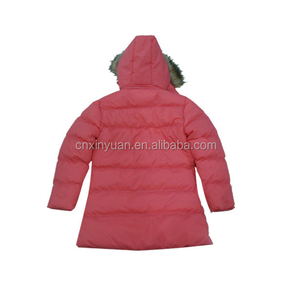 女の子の詰め物をした子供のフード付きジャケット仕入れ・メーカー・工場