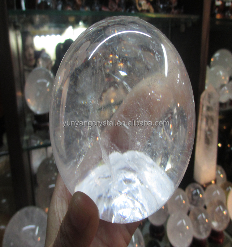 明確な石英魔法の天然水晶水晶球水晶球100mm発売仕入れ・メーカー・工場