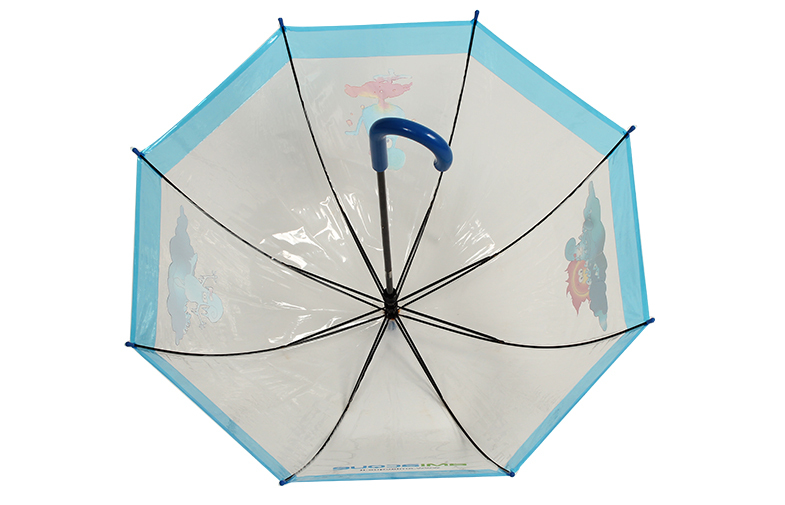 アーク46インチ透明な子供の雨の傘、 明確なポリ塩化ビニールuvかわいい問屋・仕入れ・卸・卸売り