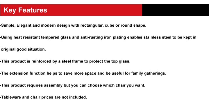 オーバル形状ガラストップダイニングテーブル拡張可能なダイニングテーブルセット仕入れ・メーカー・工場