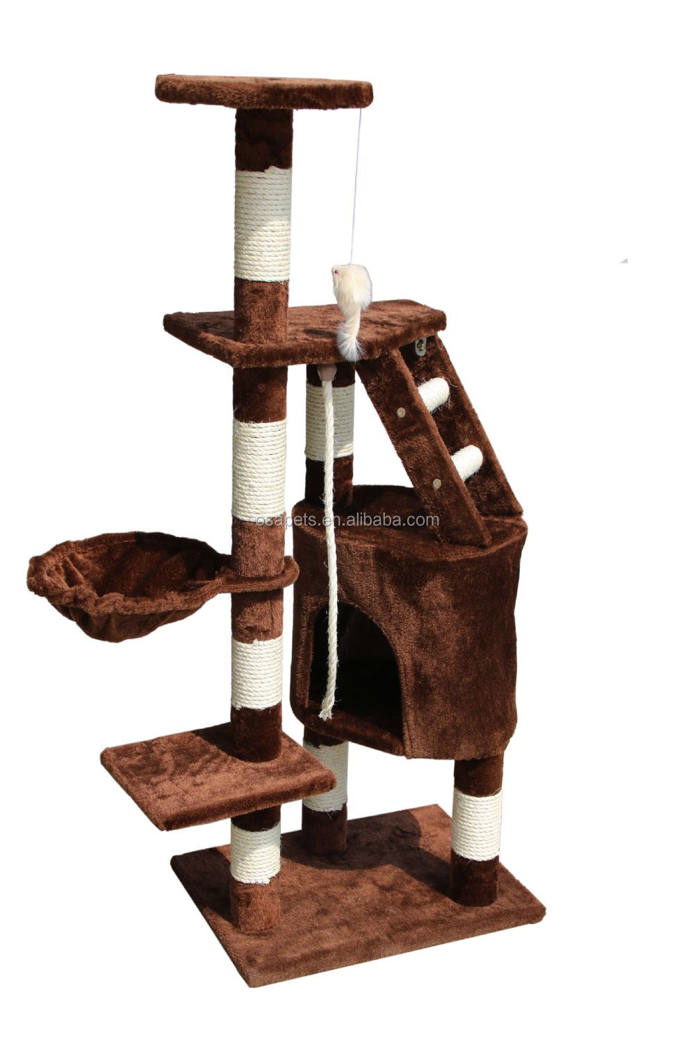 luxury cat tree with plush sisal rope cat tree cat scratchers