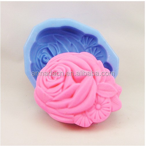 3D Silicone chocolate bar Flower Soap Molds Cake Molds Chocolate - 1x105g