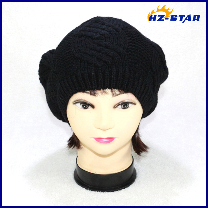 卸売安いhzm-14097黒いドイツスタイル茶色ファッション軍ベレー帽の帽子仕入れ・メーカー・工場