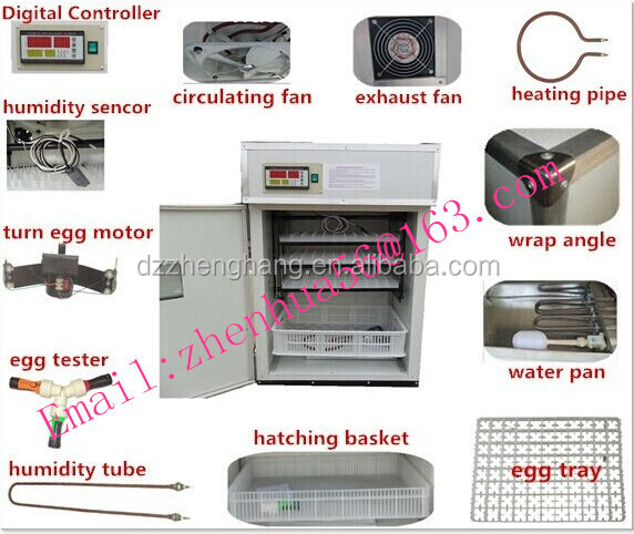 used chicken egg incubator for sale/incubator for 264 eggs/chicken egg 
