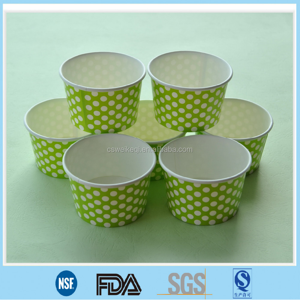紙のアイスクリームのカップ使い捨て/カスタム印刷されたアイスクリームの紙コップ/のアイスクリームの紙カップ蓋つき問屋・仕入れ・卸・卸売り