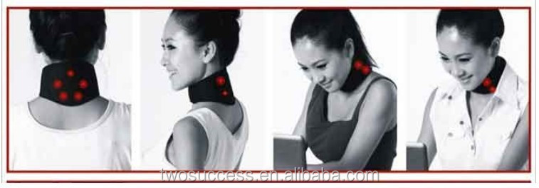 Health Ease Pain Self Heating Neck Support Magnetic Neck Brace Pads .jpg