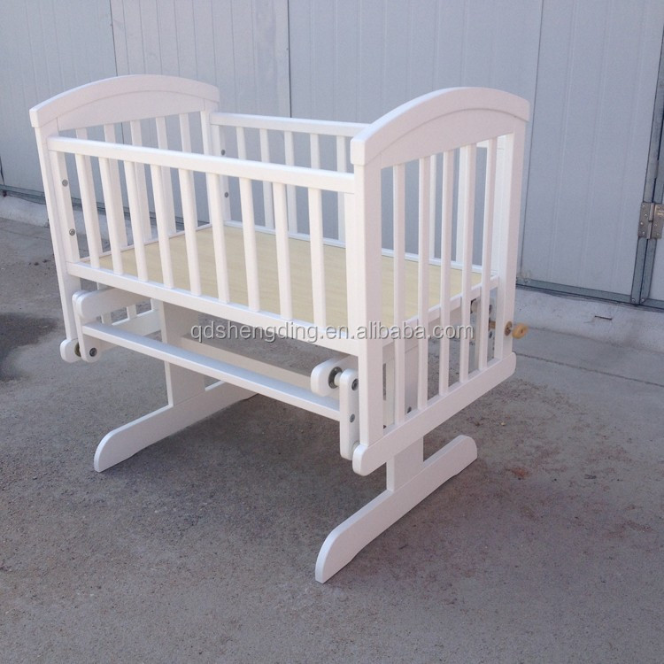 固体木製家具ベッドの赤ちゃん託児所非- 自動クレードルスイングベッド仕入れ・メーカー・工場