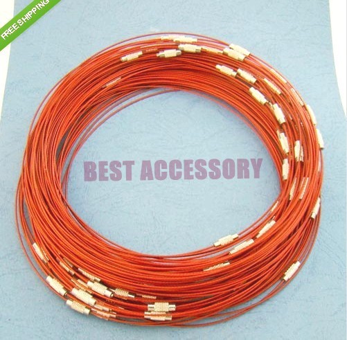 conew_memory wire cord necklace choker00103