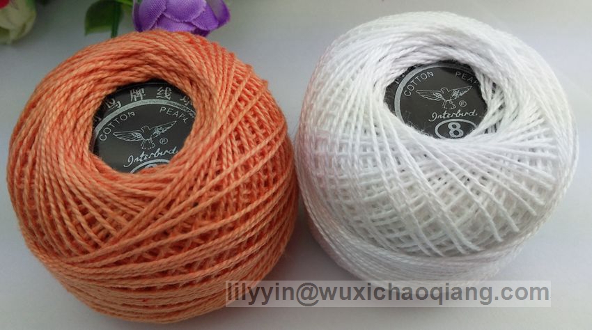 の綿の刺繍糸9s/210g10pcs/box( 段ボール) 着色された鳥仕入れ・メーカー・工場