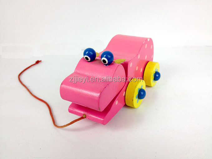 子供おもちゃのために引っ張って新しいカタツムリの形状のプロモーション木製2015子供女の子のための問屋・仕入れ・卸・卸売り