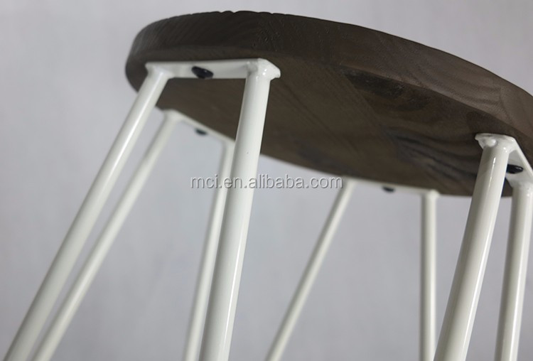 Professional factory supply multi colors metal modern bar chair with low price