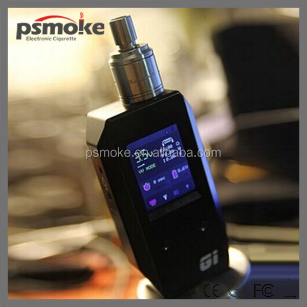 2014 Psmoke 1:1 clone stainless steel dual 18650 battery Gi2 Box Mod 100w