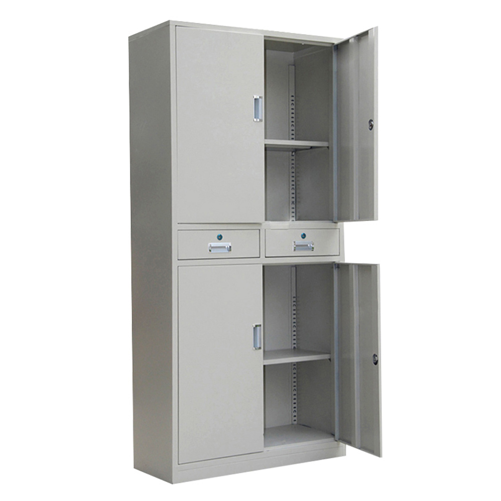 4 Door Large Locking Iron Storage Cabinet Cupboard Online Price