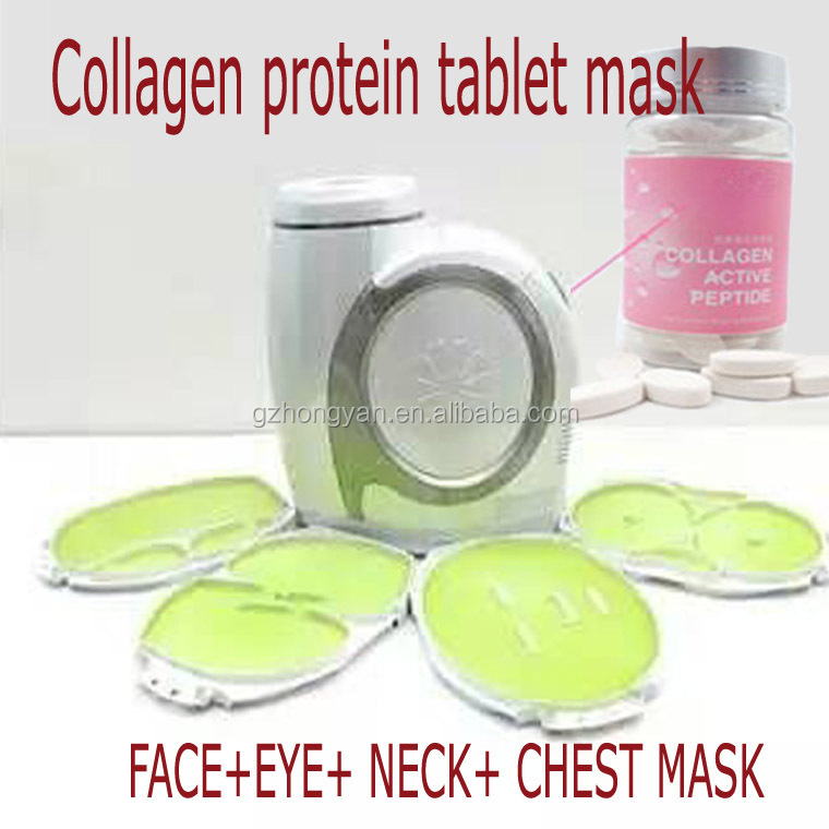 Collagen Protein Tablet Mask For Face/eye/neck/chest Collagen Active