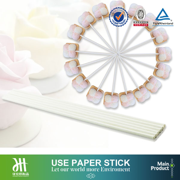 Spun sugar stick,smooth lollipop paper stick