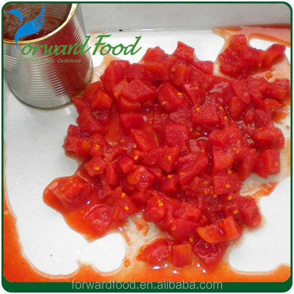 Asian canned fresh chopped tomato,China Buyer's brand price supplier
