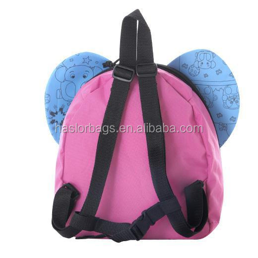 2015 Latest wholeasle cartoon pattern cute waterproof backpacks for kindergarten