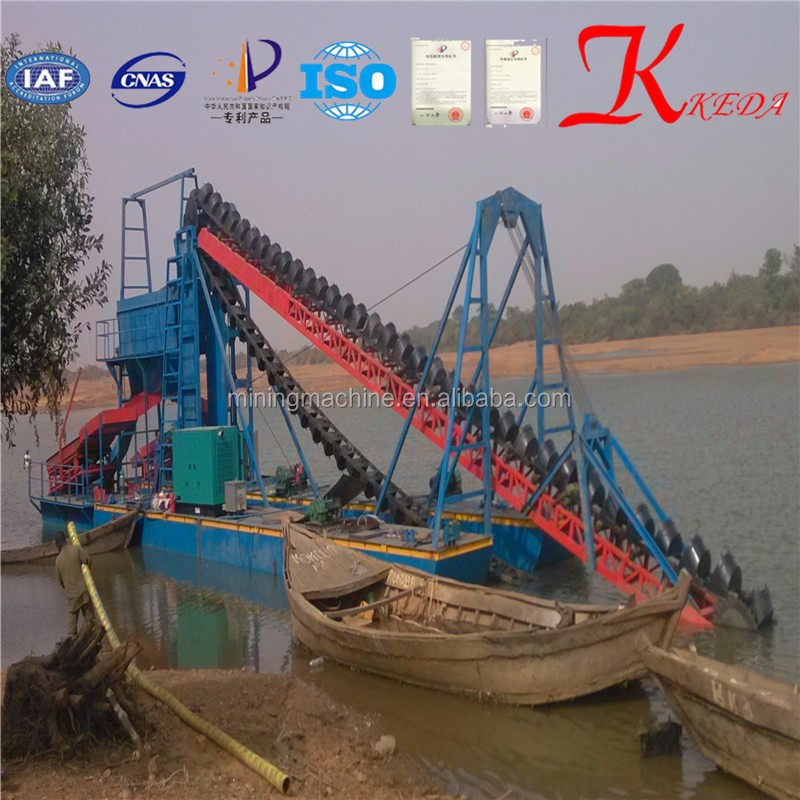 Quality realiable chain buckets gold dredger