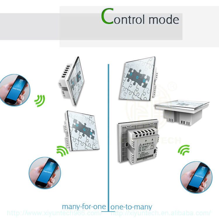 スマートホームスイッチ付電気壁タッチライトのスイッチのためのホーム壁の電源スイッチ仕入れ・メーカー・工場