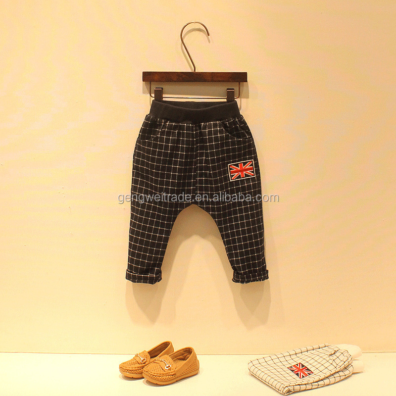 新しいファッションの子供ブティック2015コットンパンツズボンの男の子の高品質のスプリットキッズパンツ仕入れ・メーカー・工場