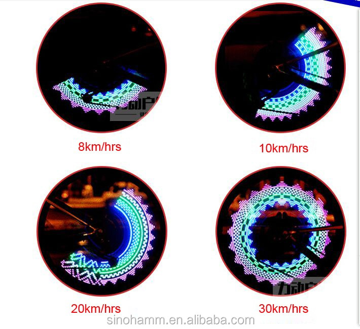 防水2モードフラッシュledサイクリング自転車バイクホイールタイヤバルブスポークライト仕入れ・メーカー・工場