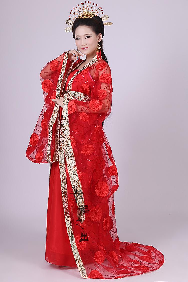 Elegant Chinese Ancient Traditional Infanta Dramaturgic Costume Robe