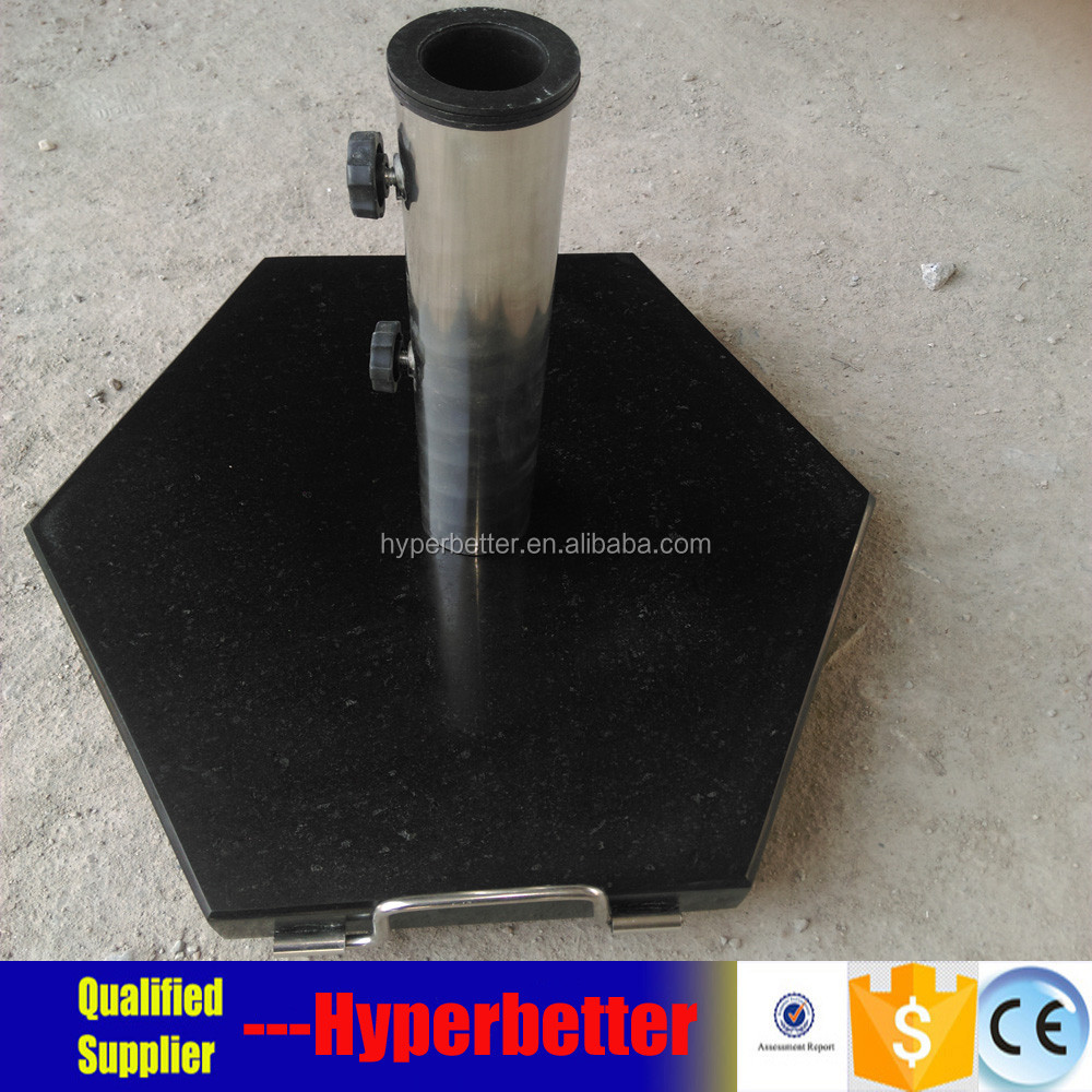 black granite parasol umbrella base with handle.jpg