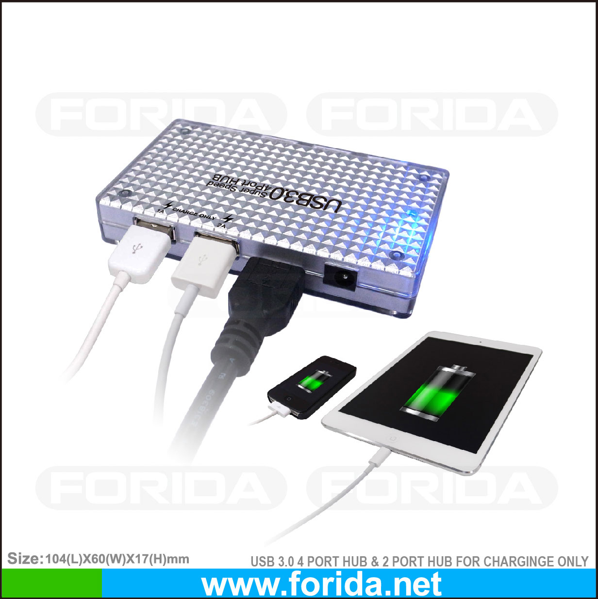 6ポートのusbハブled+ac3.0ポートデスクトップ用電源アダプタ問屋・仕入れ・卸・卸売り
