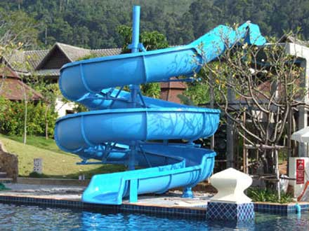 big slide water park