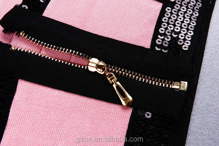 最新の2014年セクシーなスパンコールのドレスのセレブbodyconツーピースのイブニングドレス卸売問屋・仕入れ・卸・卸売り