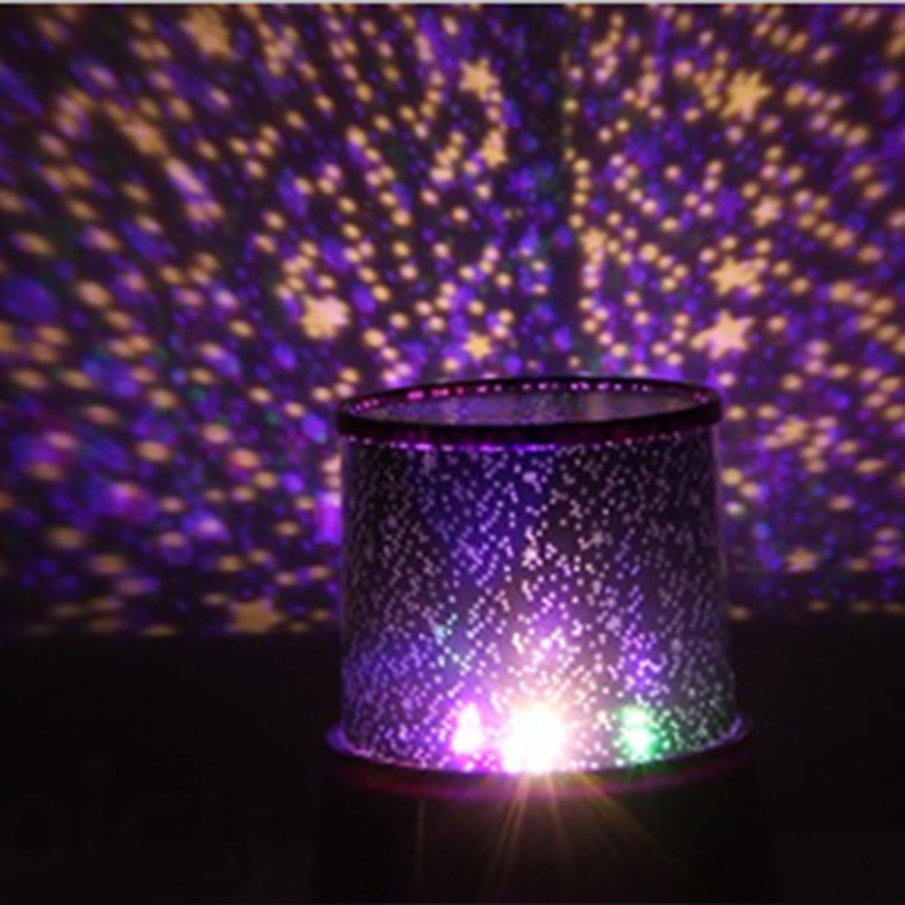 Nieuwe hot romantische magic 4 led sky star sterrenhemel projector ...