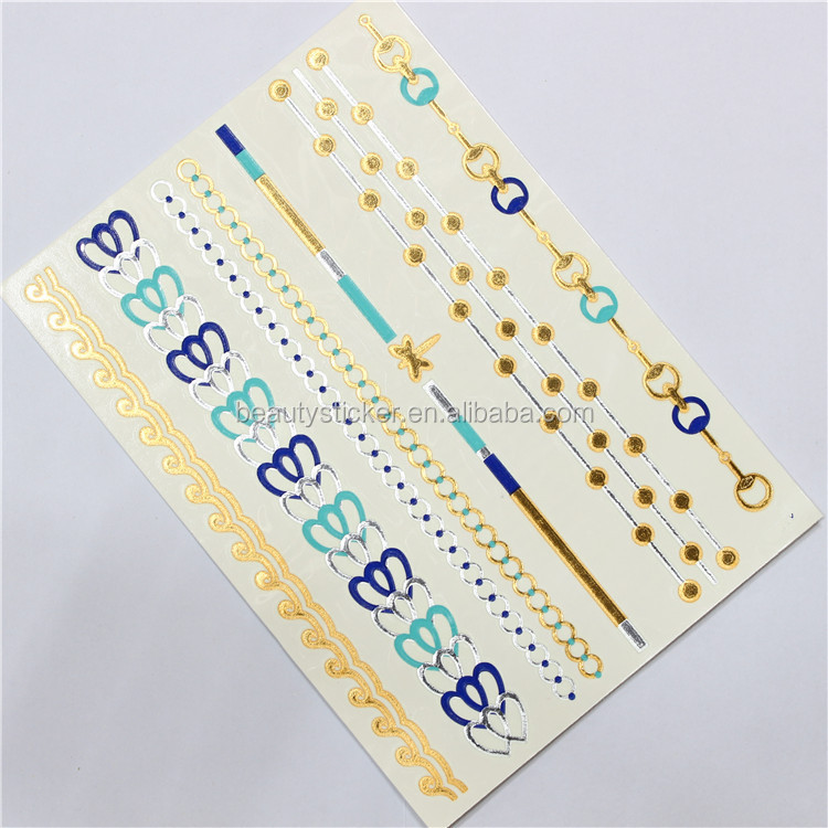 暗闇で光る一時的な入れ墨ハンド ラップ ブレスレット タトゥーステッカー 問屋・仕入れ・卸・卸売り