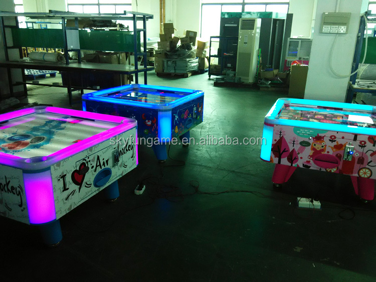 コイン式ミニエアホッケーゲームアミューズメントエアホッケーゲームで強風仕入れ・メーカー・工場