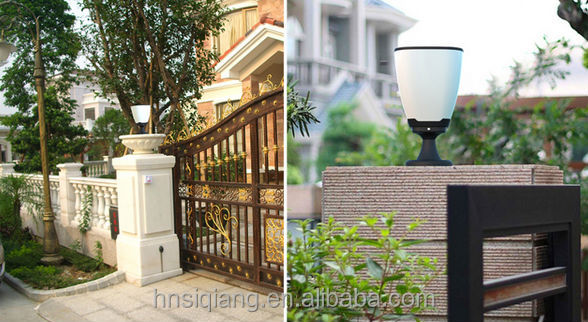 高品質の太陽ライト感覚の柱のランプ、 太陽熱温水ジェット灯屋外用仕入れ・メーカー・工場