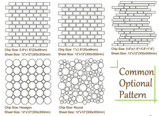2015 new design bathroom mosaic wall tile