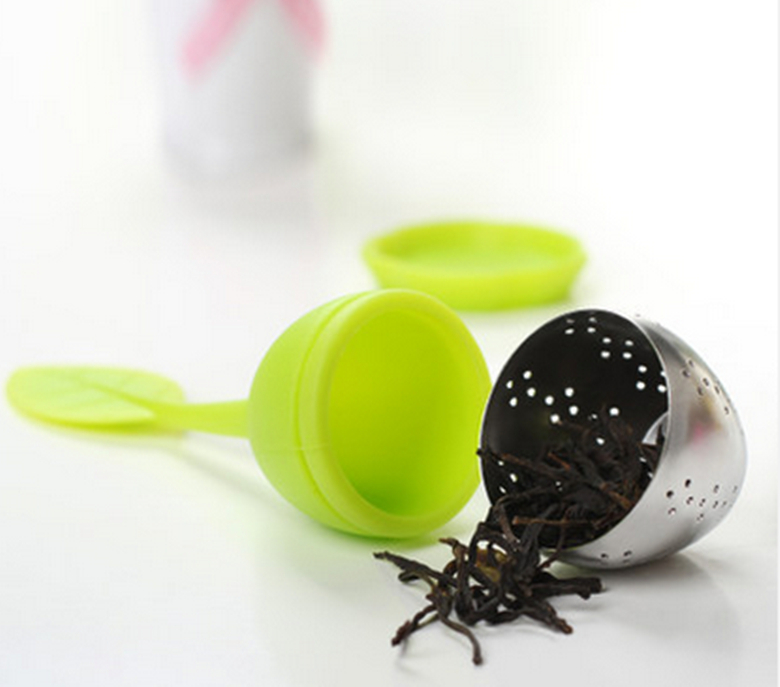 異なる形状のプラスチックイチゴ茶漉しシリコン緩い茶かごお茶のポットの笛仕入れ・メーカー・工場