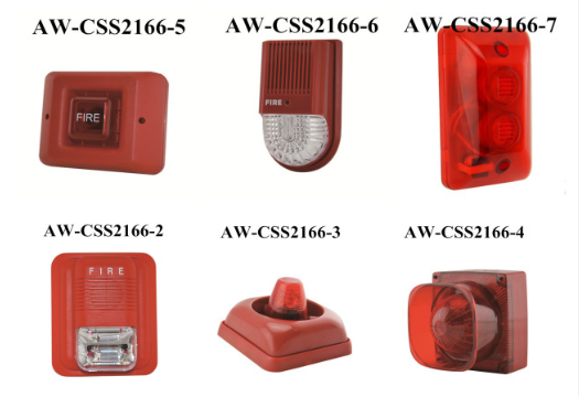 conventional fire alarm flash light fire strobe sounder .png