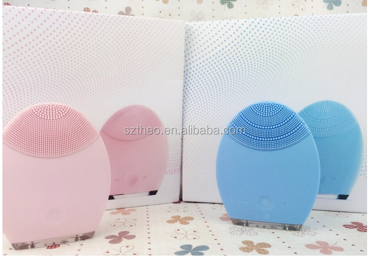 新製品の電気2014年フェイスブラシ洗顔マシンソニックフェイシャルブラシ問屋・仕入れ・卸・卸売り