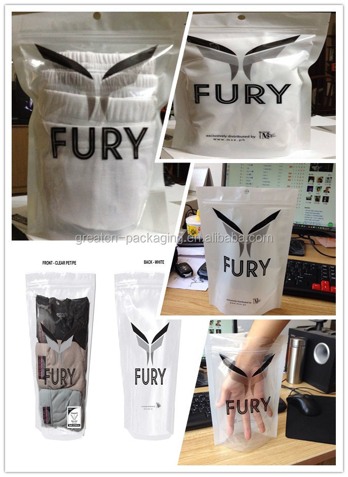 プラスチック明確な一面洋服の包装袋問屋・仕入れ・卸・卸売り