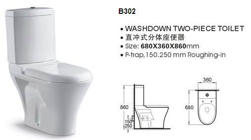 /b302熱い販売のチューブのトイレトイレ携帯公衆トイレ工場価格のサプライヤ仕入れ・メーカー・工場